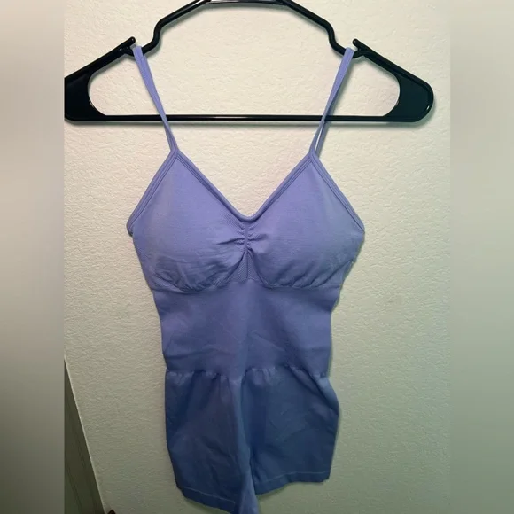 Women’s athletic one piece spandex romper - Picture 3 of 4